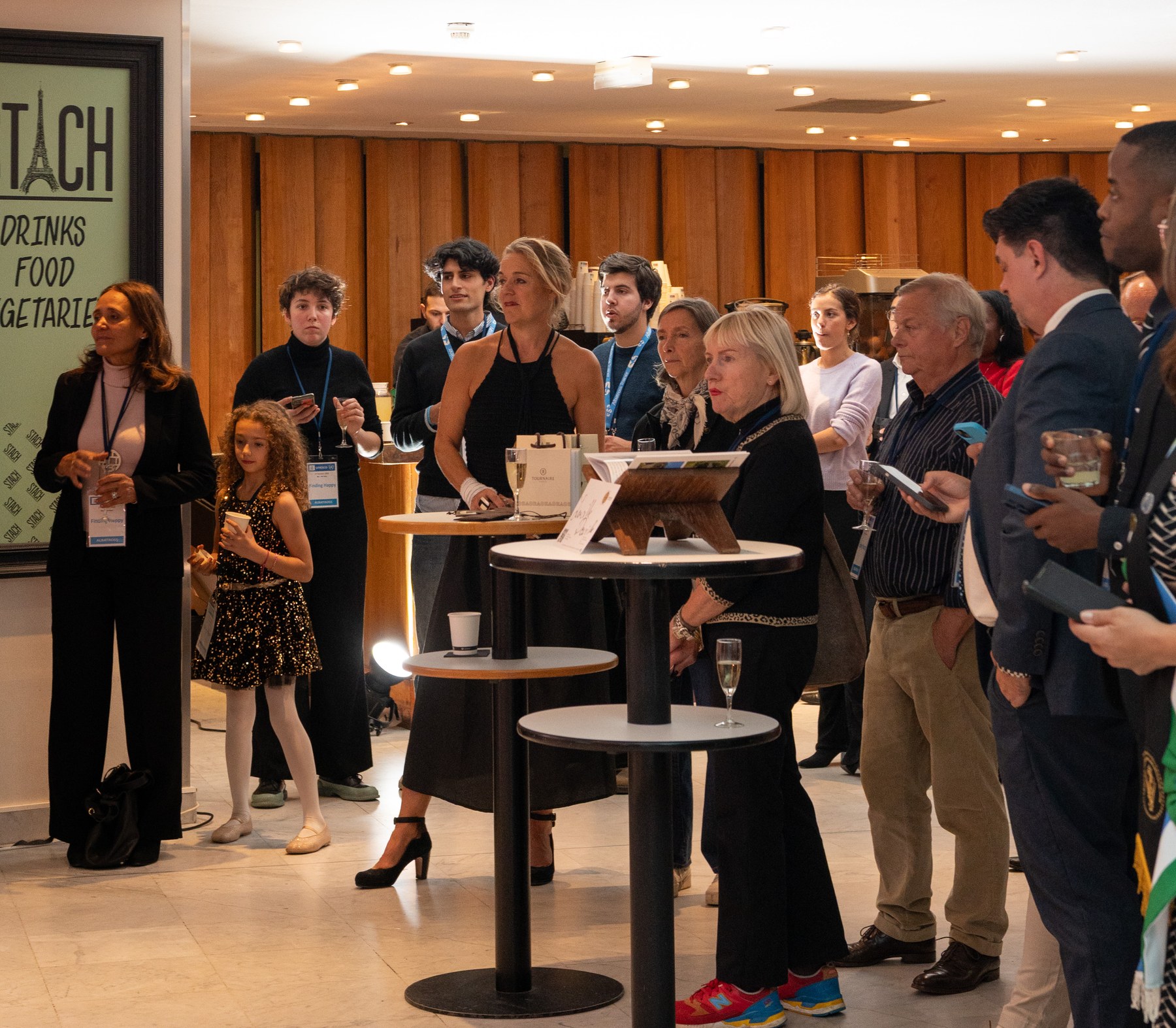 Le public réuni au lancement de Finding Happy à l’UNESCO